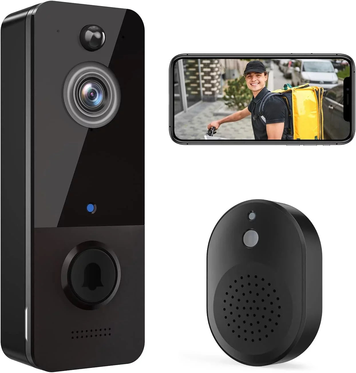 Wireless Doorbell Camera with Chime