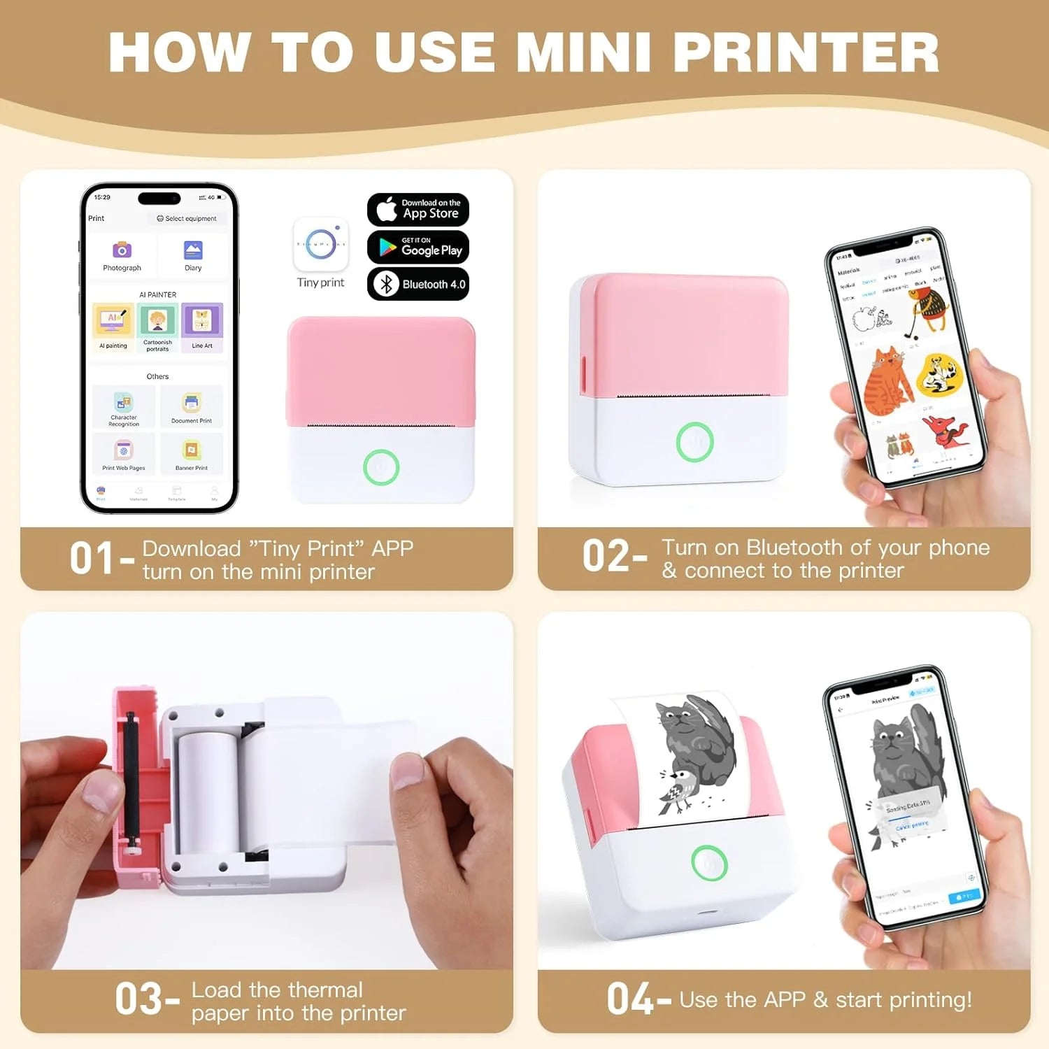 Thermal Mini Printer