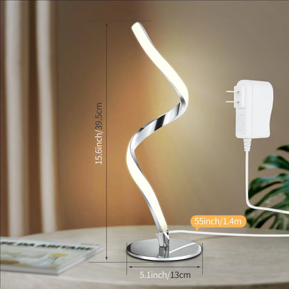 Modern Spiral Table Lamp