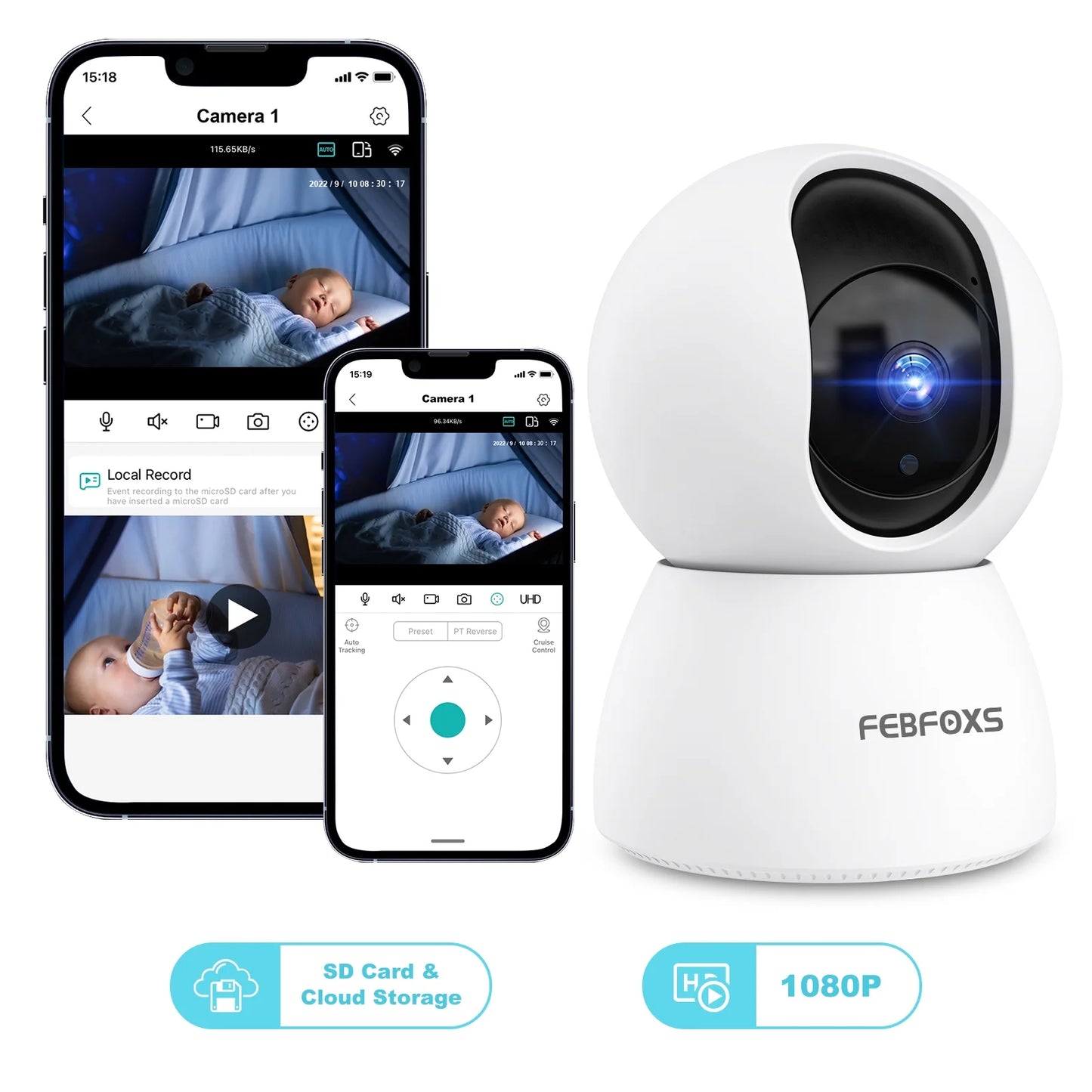 1080P Baby Monitor Security Camera