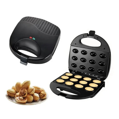 750W Electric Walnut Cake Waffle Maker