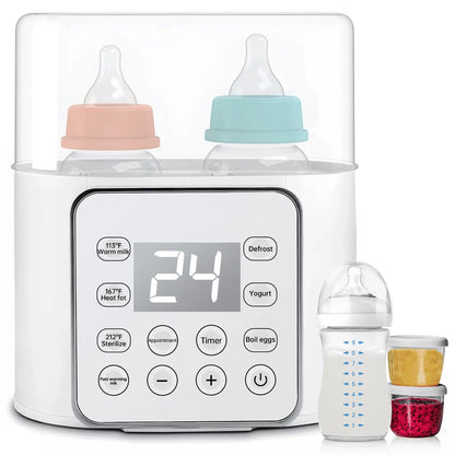 Baby , 9 in 1 Double Bottles Milk Warmer 