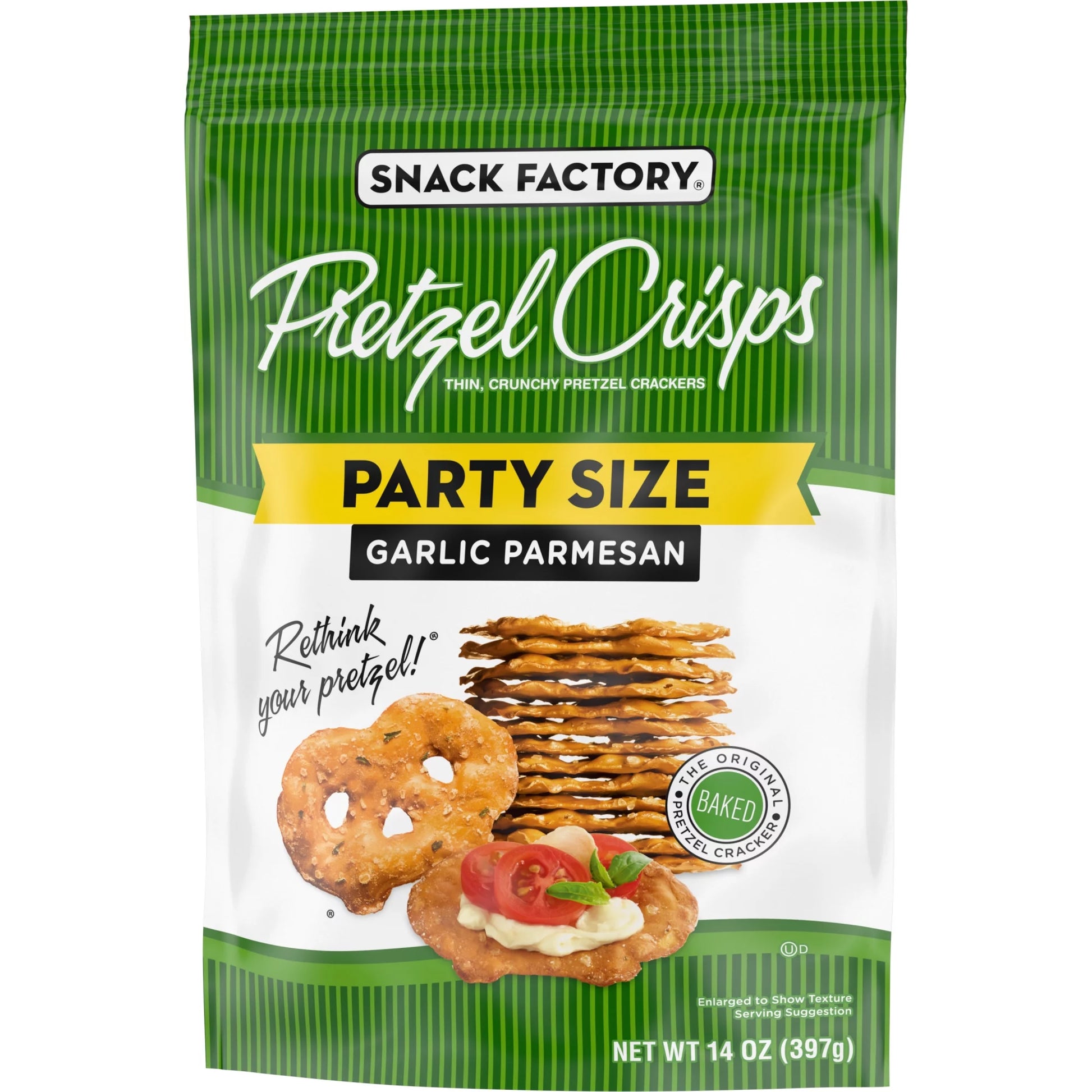 Garlic Parmesan Pretzel Crisps, 14 Oz