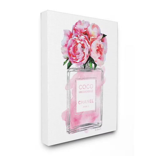 Glam Perfume Bottle V2 Printed Canvas Wall Art