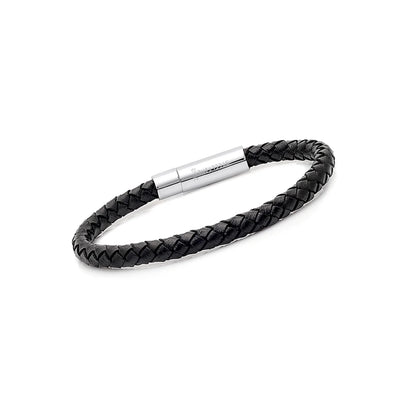 Braided Genuine Leather Bracelet for Men